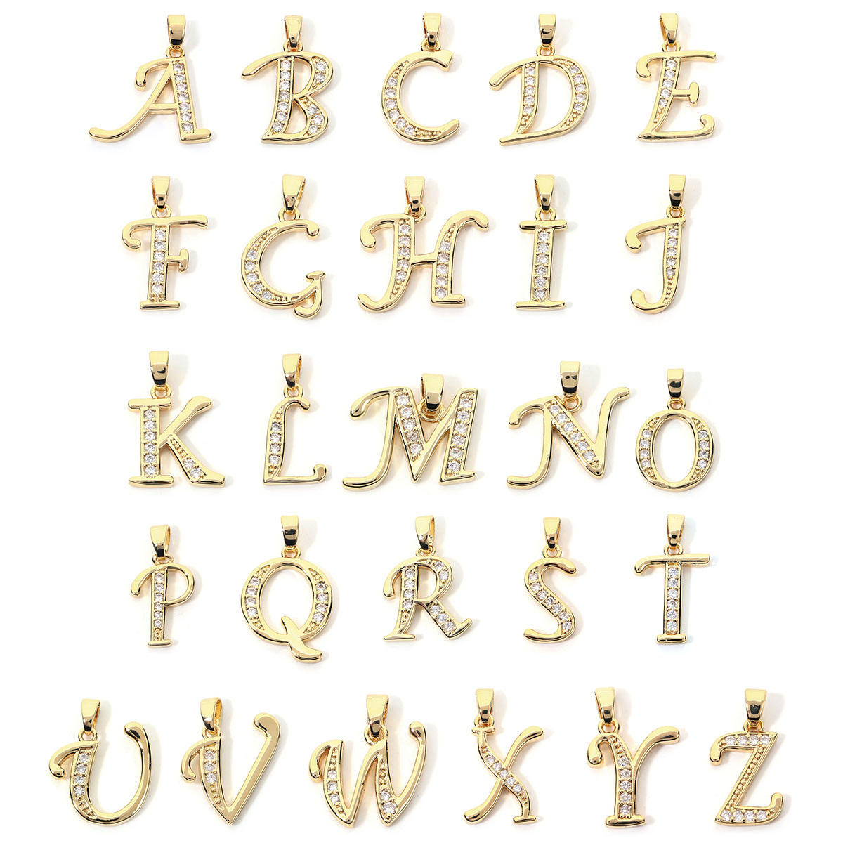 1pc Metal A-Z Alphabet Letter  - Making Custom Jewelry recension och pris