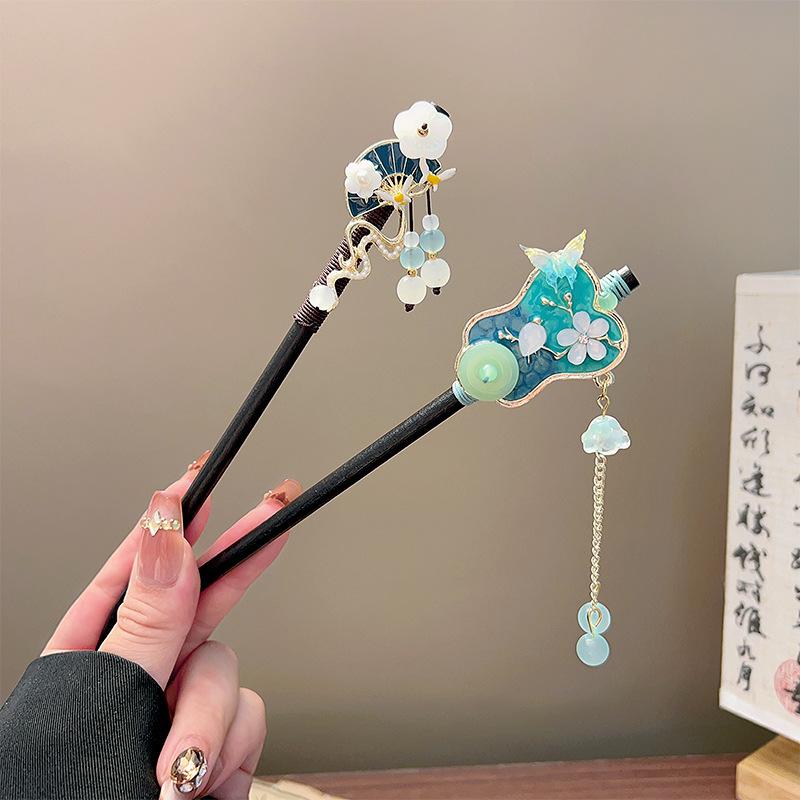 Classic Tassel Hair Stick Blac - Jewelry Making With Beads recension och pris