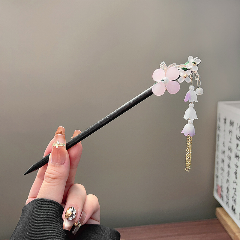 Classic Tassel Hair Stick Blac - Jewelry Making With Beads recension och pris
