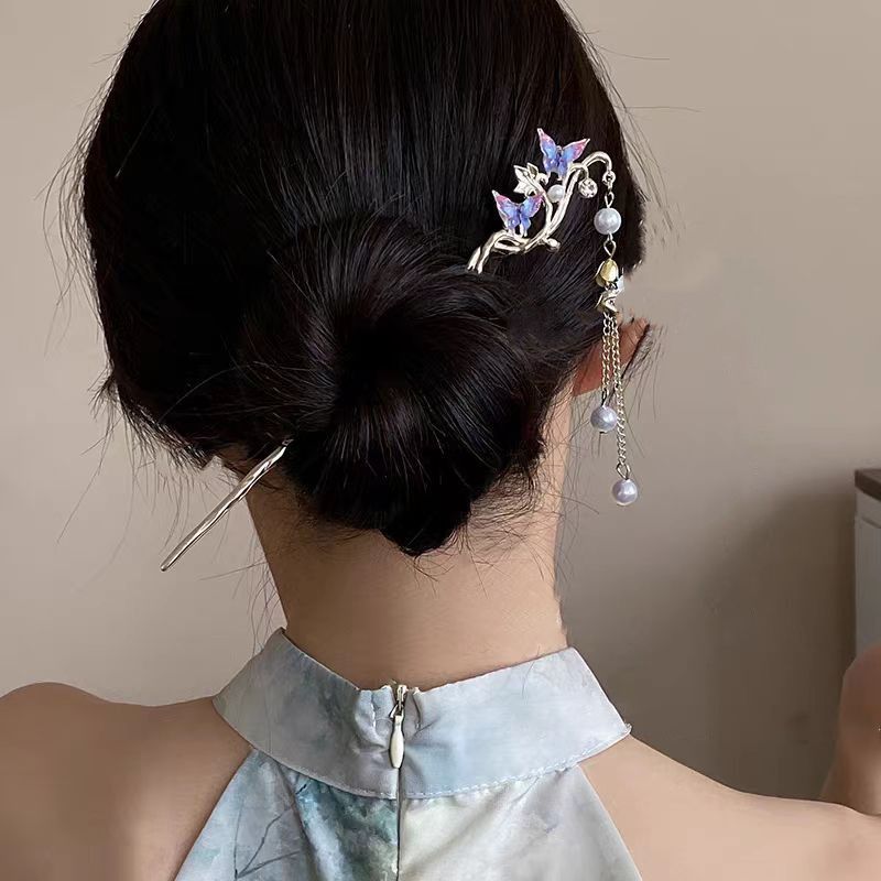 2025 New Flower Hairpin For Wo - Jewelry Making With Beads recension och pris