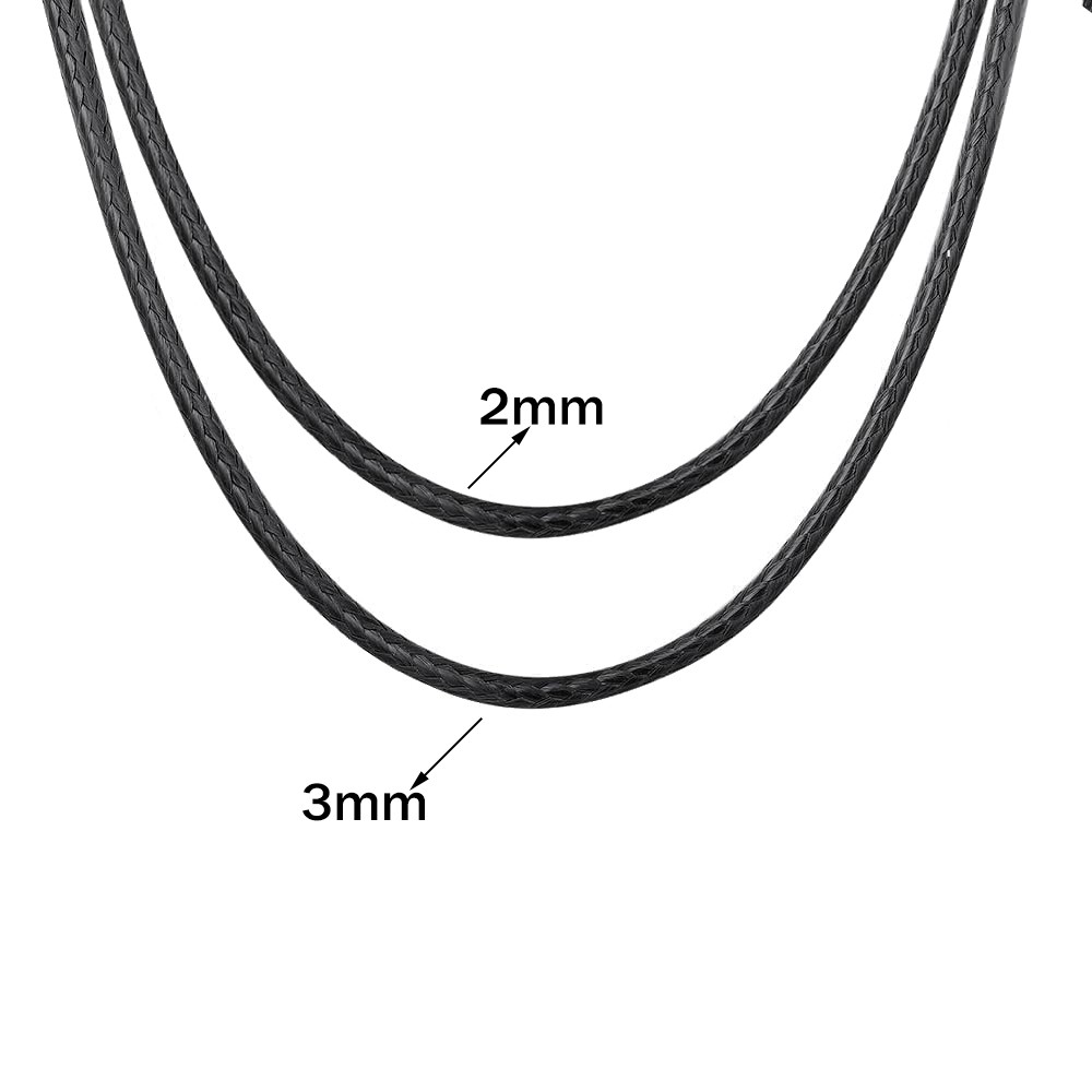 2MM/3MM 45/50/60cm Black Water - Jewelry Making Wax recension och pris