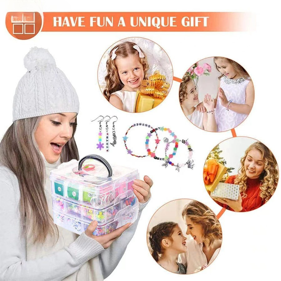4-Layer Box Bracelet Kit, Bead - Jewelry Making Kits For Kids recension och pris