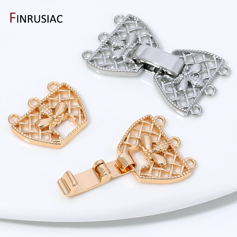 14K Gold Plated Brass 3-Row Pe - Jewelry Making With Beads recension och pris