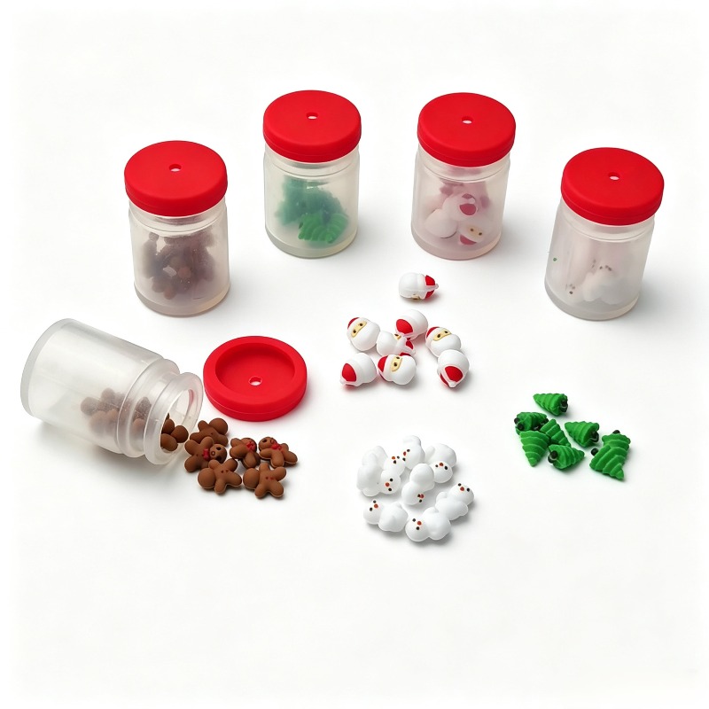20Pcs New 3D Christmas Silicon - Jewelry Making Education recension och pris