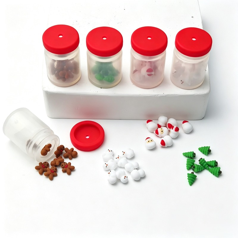 20Pcs New 3D Christmas Silicon - Jewelry Making Education recension och pris
