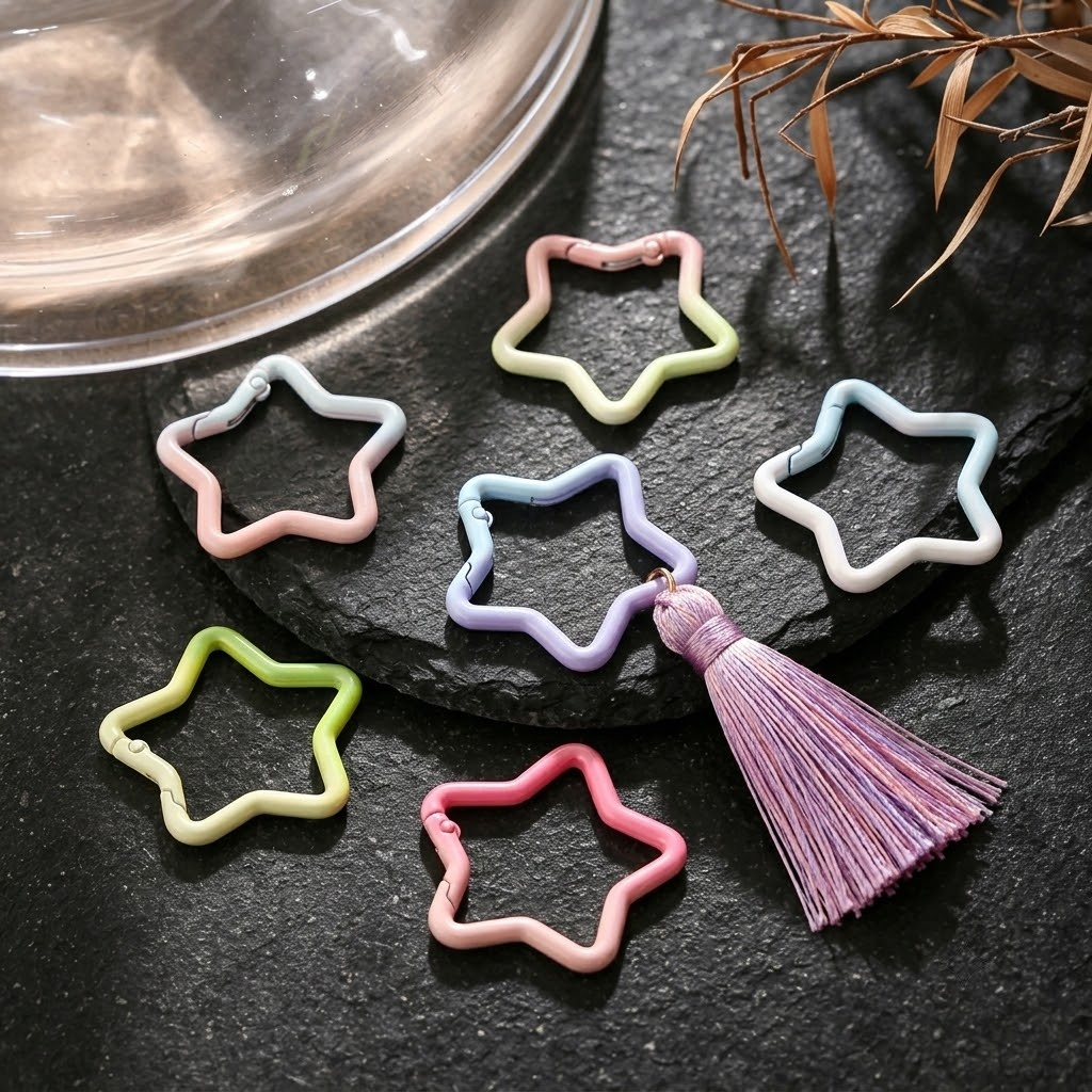 5PCS Gradient Star Shape Sprin - Jewelry Making Equipment recension och pris