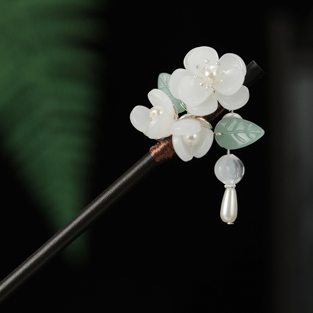 Retro Flower Hairpin With Pear - Jewelry Making With Beads recension och pris
