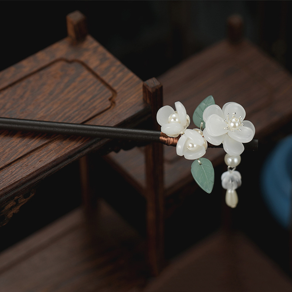 Retro Flower Hairpin With Pear - Jewelry Making With Beads recension och pris