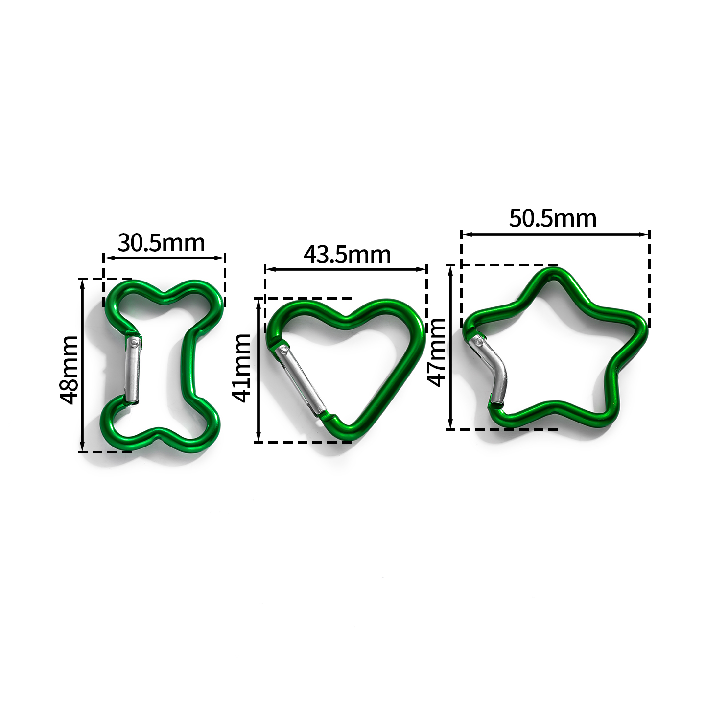 1pcs/Lot Aluminum Mini Carabin - Jewelry Making Equipment recension och pris