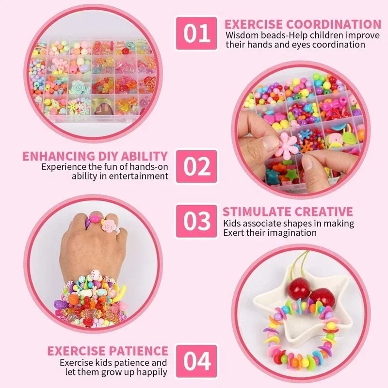 Girls DIY Bead Set Jewelry Mak - Jewelry Making Kits For Kids recension och pris